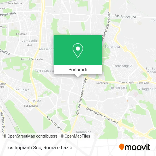 Mappa Tcs Impianti Snc