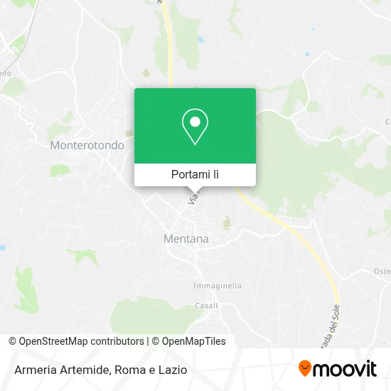 Mappa Armeria Artemide