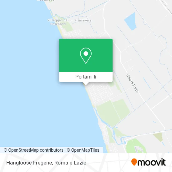 Mappa Hangloose Fregene