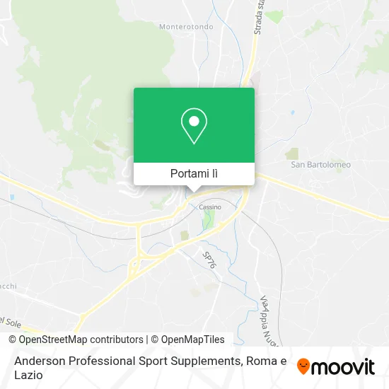 Mappa Anderson Professional Sport Supplements