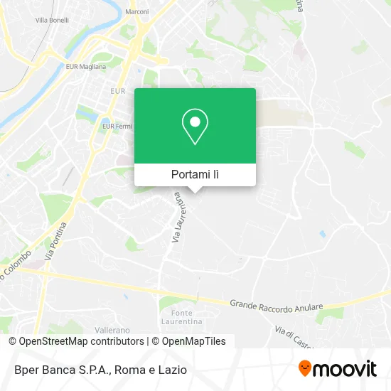 Mappa Bper Banca S.P.A.