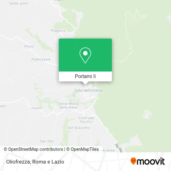 Mappa Oliofrezza