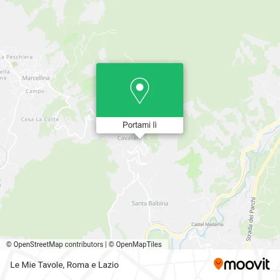 Mappa Le Mie Tavole