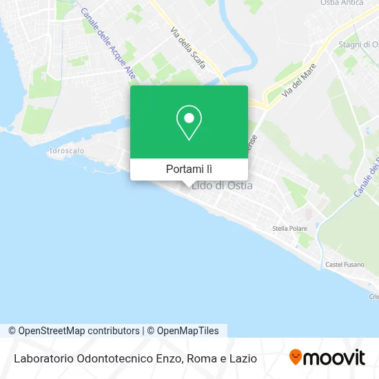 Mappa Laboratorio Odontotecnico Enzo