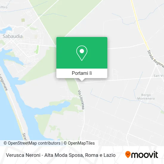 Mappa Verusca Neroni - Alta Moda Sposa