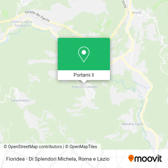 Mappa Fioridea - Di Splendori Michela