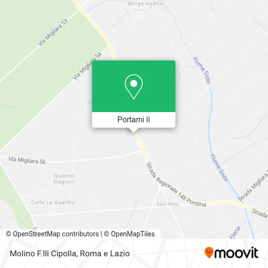 Mappa Molino F.lli Cipolla