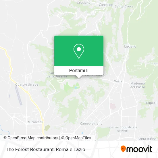 Mappa The Forest Restaurant