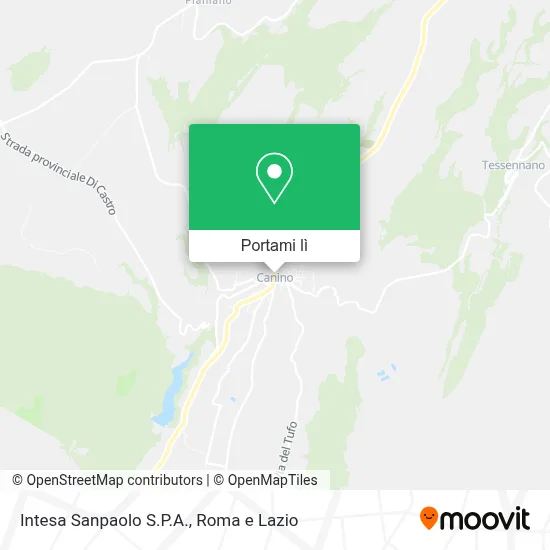 Mappa Intesa Sanpaolo S.P.A.