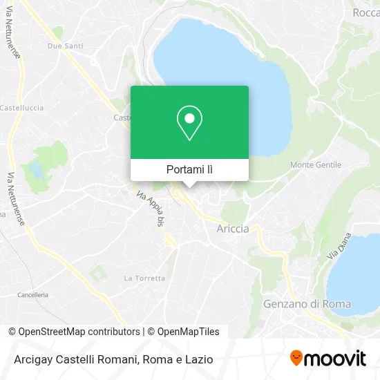 Mappa Arcigay Castelli Romani