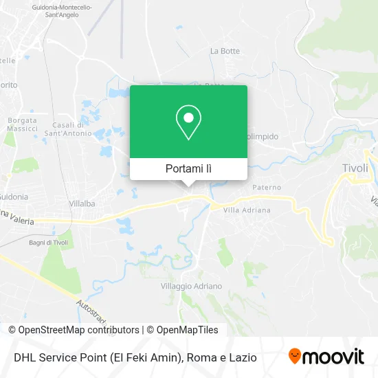 Mappa DHL Service Point (El Feki Amin)
