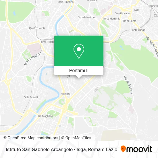 Mappa Istituto San Gabriele Arcangelo - Isga