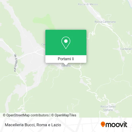 Mappa Macelleria Bucci