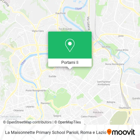 Mappa La Maisonnette Primary School Parioli