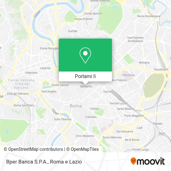 Mappa Bper Banca S.P.A.