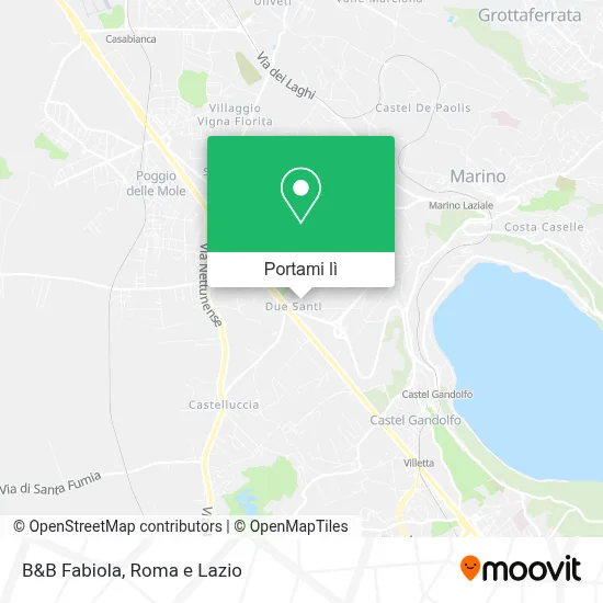 Mappa B&B Fabiola