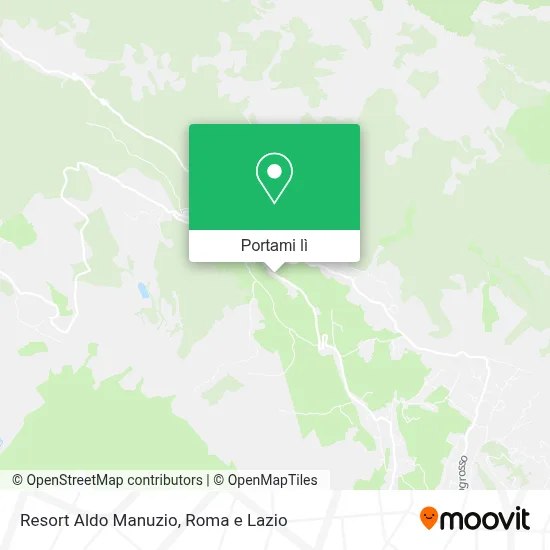 Mappa Resort Aldo Manuzio