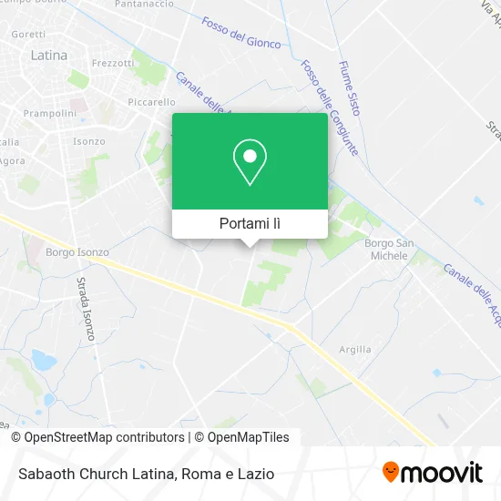 Mappa Sabaoth Church Latina