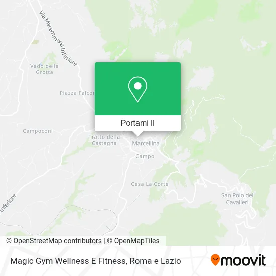 Mappa Magic Gym Wellness E Fitness