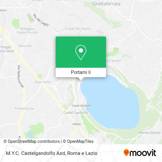 Mappa M.Y.C. Castelgandolfo Asd