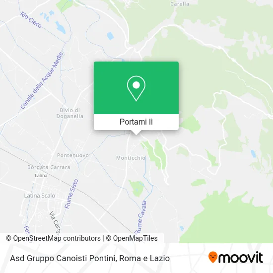 Mappa Asd Gruppo Canoisti Pontini