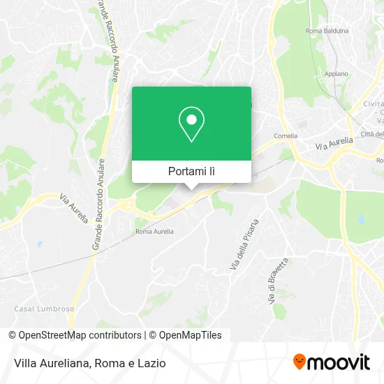 Mappa Villa Aureliana