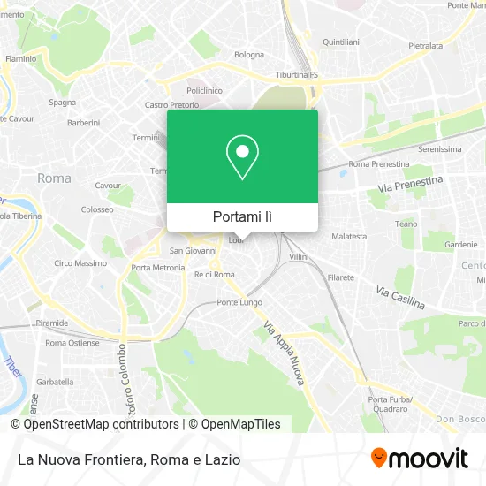 Mappa La Nuova Frontiera