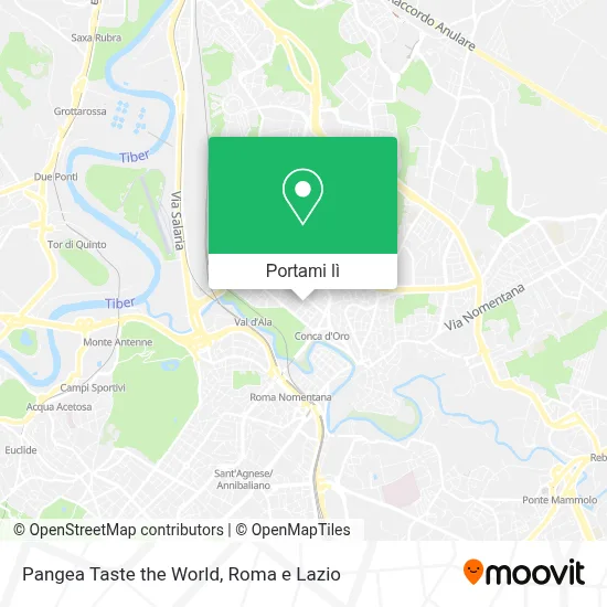 Mappa Pangea Taste the World