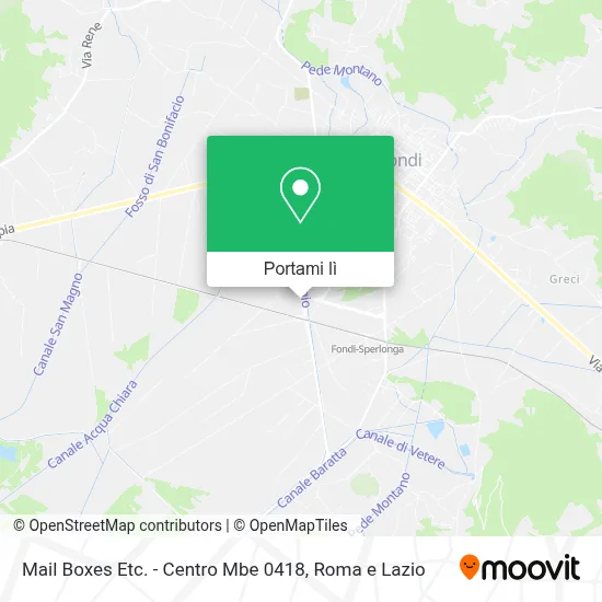 Mappa Mail Boxes Etc. - Centro Mbe 0418