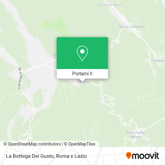 Mappa La Bottega Del Gusto