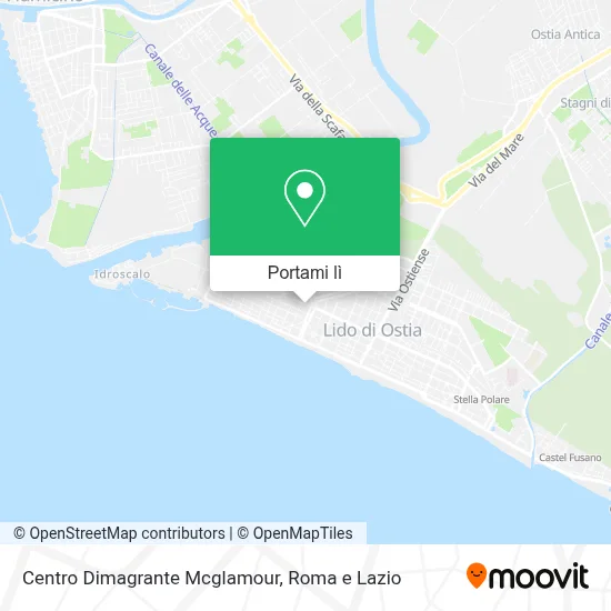 Mappa Centro Dimagrante Mcglamour