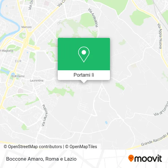 Mappa Boccone Amaro