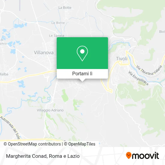 Mappa Margherita Conad