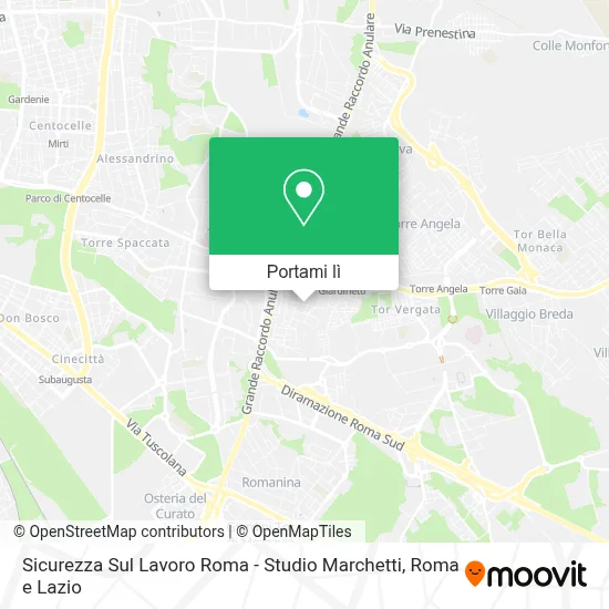 Mappa Sicurezza Sul Lavoro Roma - Studio Marchetti