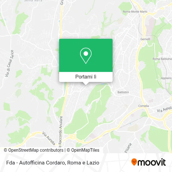 Mappa Fda - Autofficina Cordaro