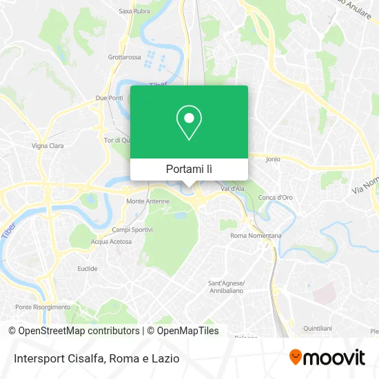 Mappa Intersport Cisalfa