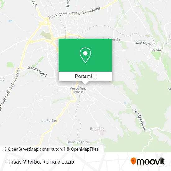 Mappa Fipsas Viterbo