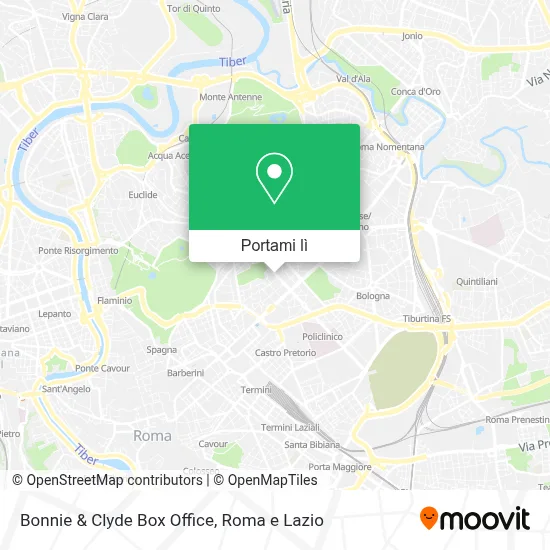 Mappa Bonnie & Clyde Box Office