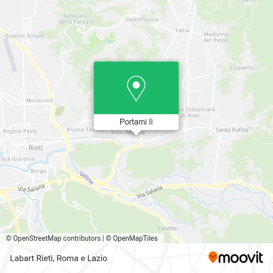 Mappa Labart Rieti