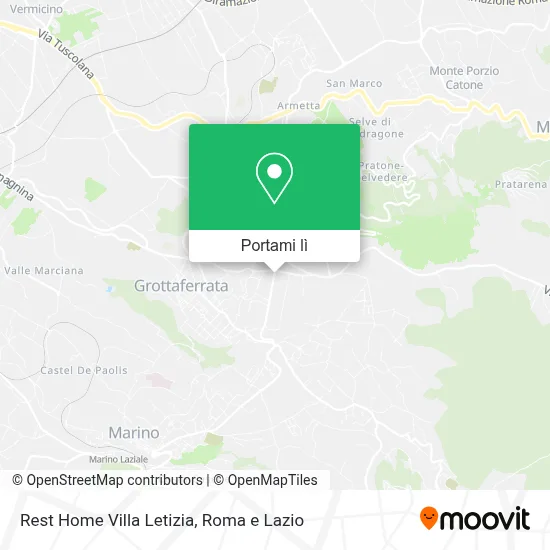Mappa Rest Home Villa Letizia