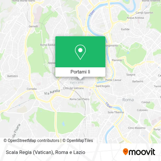 Mappa Scala Regia (Vatican)