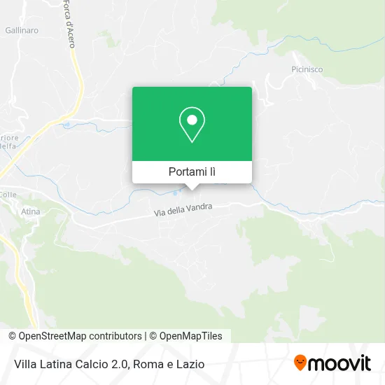 Mappa Villa Latina Calcio 2.0