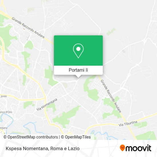 Mappa Kspesa Nomentana