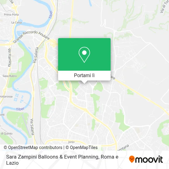 Mappa Sara Zampini Balloons & Event Planning