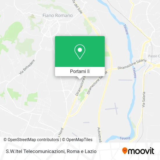 Mappa S.W.Itel Telecomunicazioni