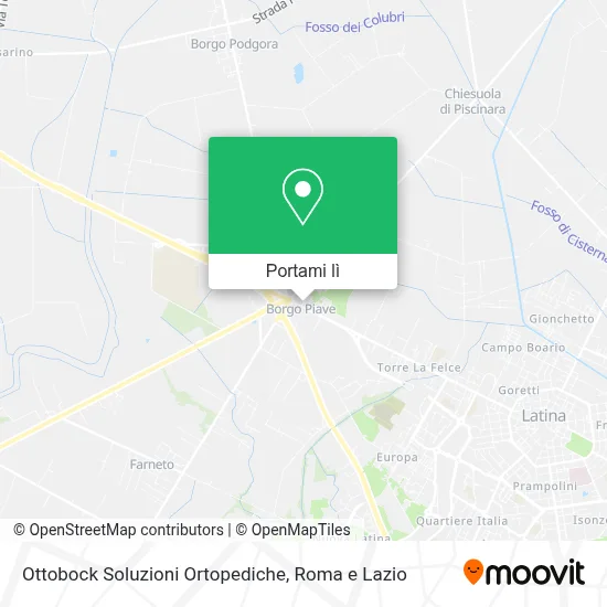 Mappa Ottobock Soluzioni Ortopediche