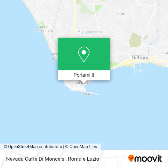 Mappa Nevada Caffe Di Moncelsi