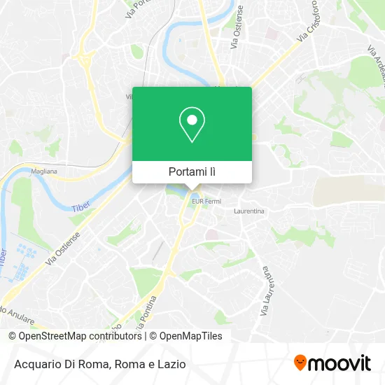 Mappa Acquario Di Roma