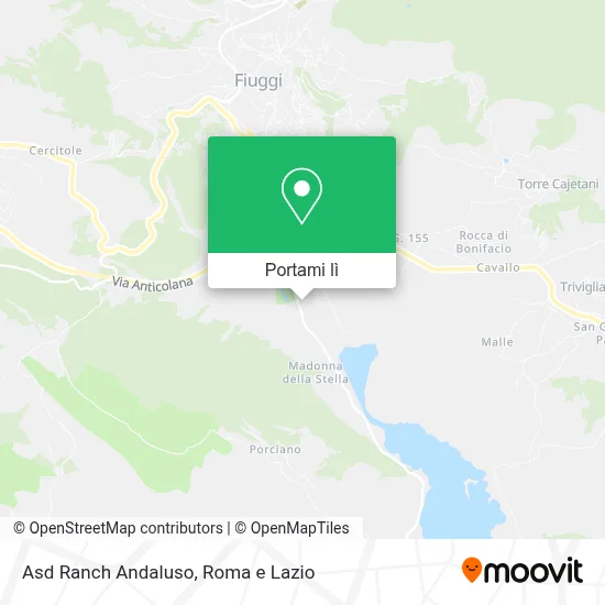 Mappa Asd Ranch Andaluso