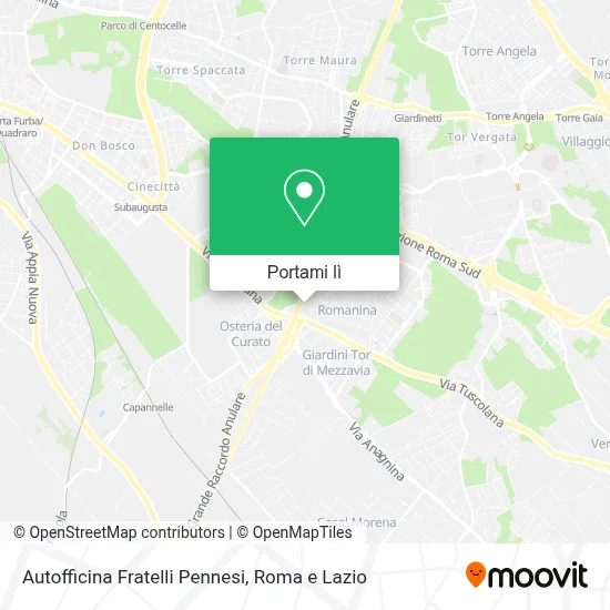 Mappa Autofficina Fratelli Pennesi